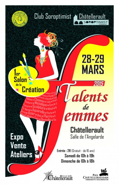 Salon de la Création TALENTS de FEMMES, Châtellerault 2015